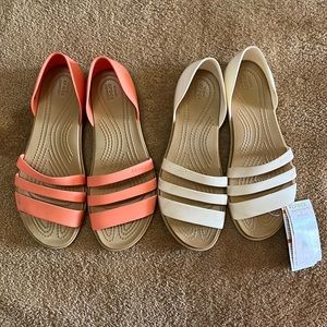 Brand new croc sandals